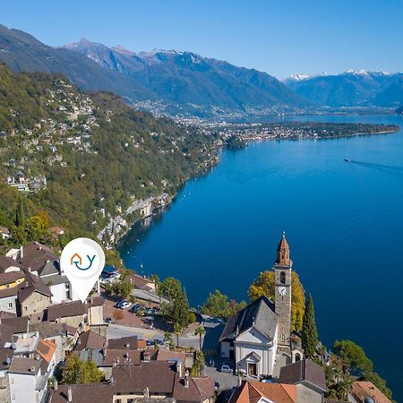 Yellow View Apartment - Happy Rentals Ronco sopra Ascona Exteriér fotografie