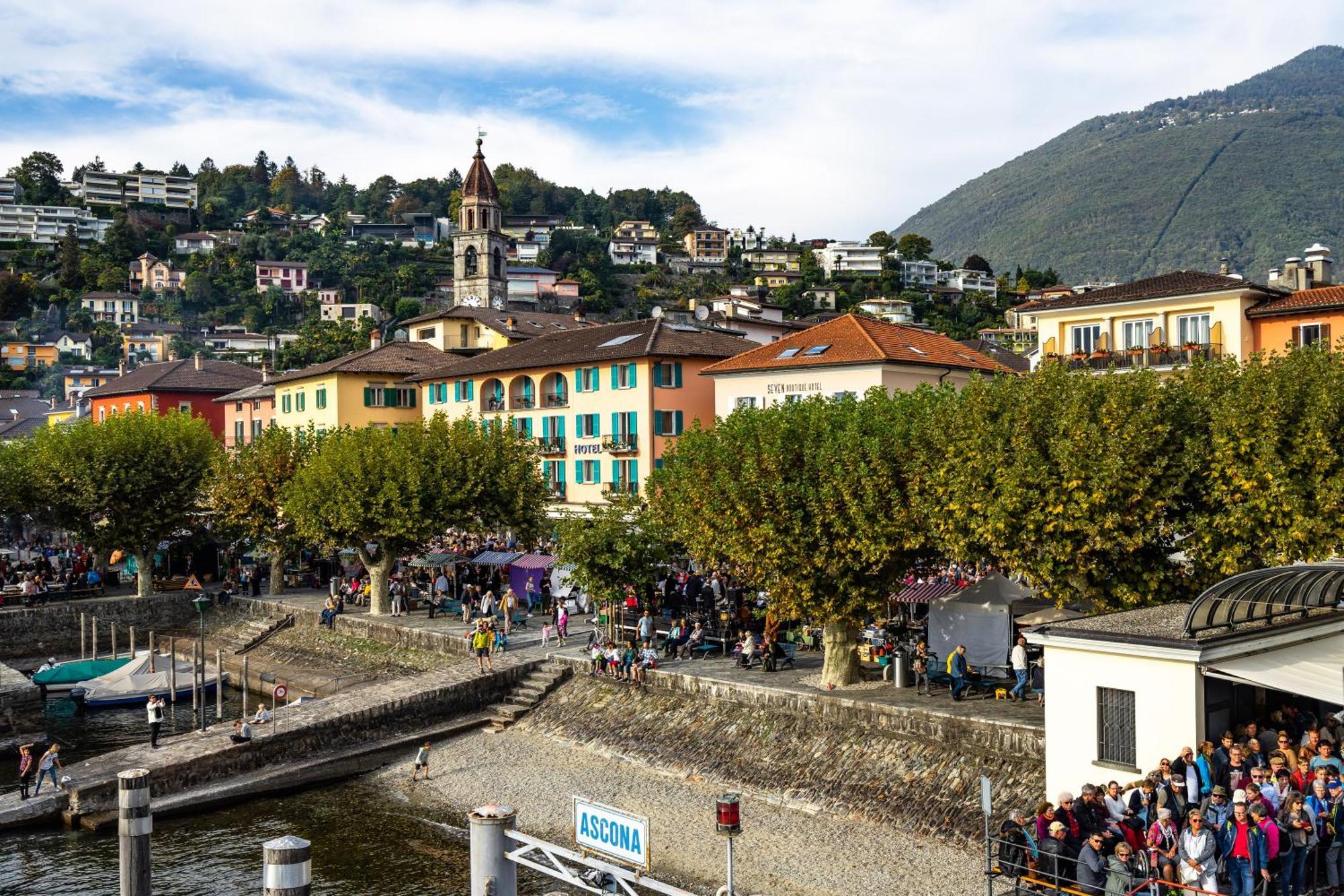 Yellow View Apartment - Happy Rentals Ronco sopra Ascona Exteriér fotografie